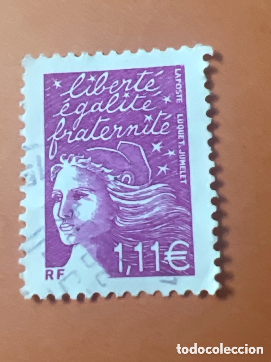 Sellos: S108. Sello de Francia: Marianne tipo Luquet 1.11E