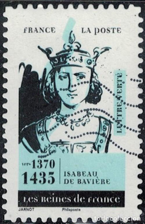 Sellos: Francia 2026 Oblit&eacute;r&eacute; Used Les Reines de France Isabeau de Bavi&egrave;re Y&T FR 2683