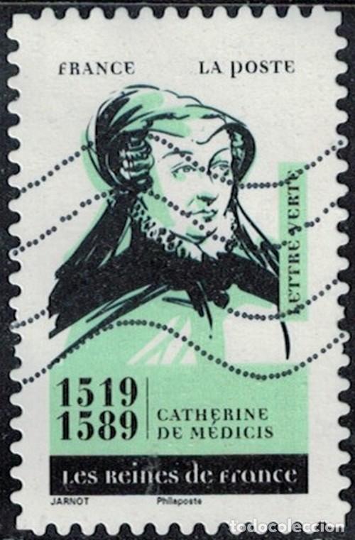 Sellos: Francia 2026 Oblit&eacute;r&eacute; Used Les Reines de France Catherine de M&eacute;dicis Y&T FR 2682