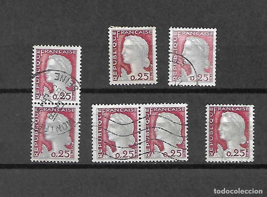 Sellos: Mariana de Decaris. Francia . sellos a&ntilde;os 1960
