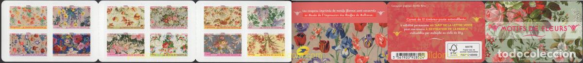 Sellos: 652708 MNH FRANCIA 2021 MOTIVOS FLORALES