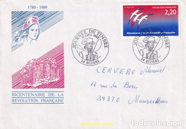 Sellos: 722147 USED FRANCIA 1989 BICENTENARIO DE LA REVOLUCION FRANCESA