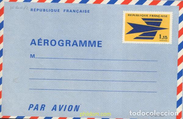 Sellos: 715250 MNH FRANCIA 1988 AEROGRAMA