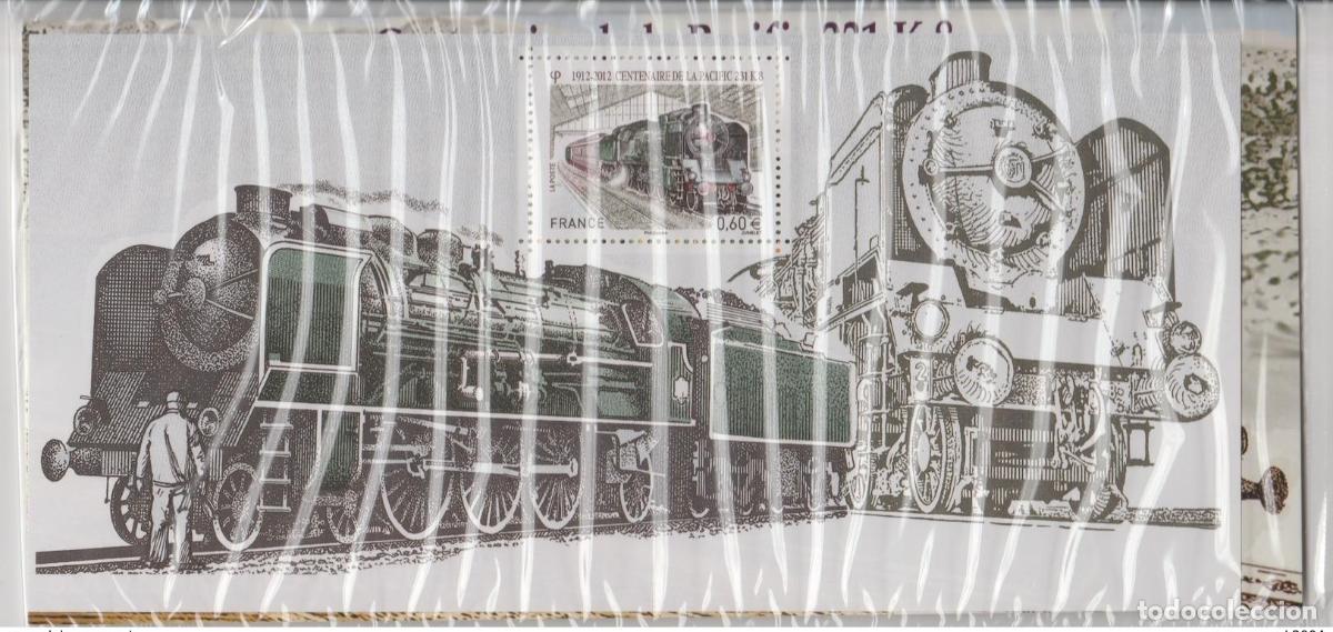 Sellos: Francia 2012 Bloque filat&eacute;lico de recuerdos n&uacute;m. 68 centenario el tren 231K8 del Pac&iacute;fico