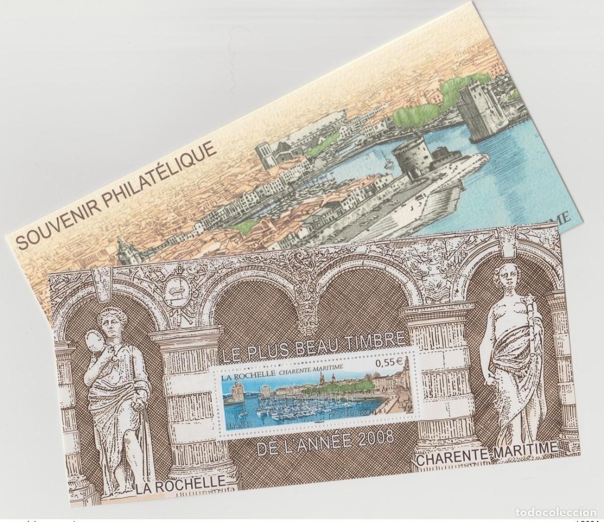 Sellos: Francia 2009 - Bloque filat&eacute;lico de recuerdo n&deg;44 La Rochelle Plus Beautiful stamp