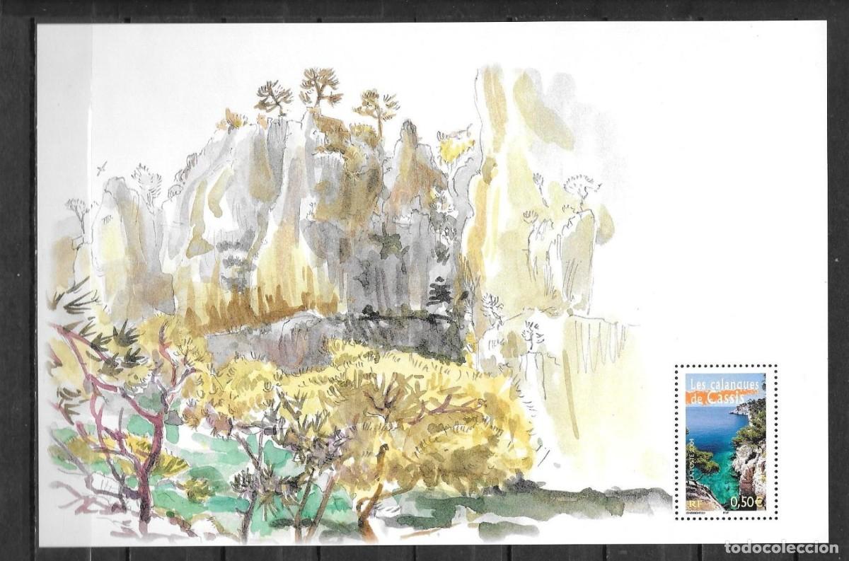 Sellos: FRANCIA 2004 SHEET MNH PAISAJES LANDSCAPES LAS CALAS DE CASSIS LES CALANQUES DE CASSIS