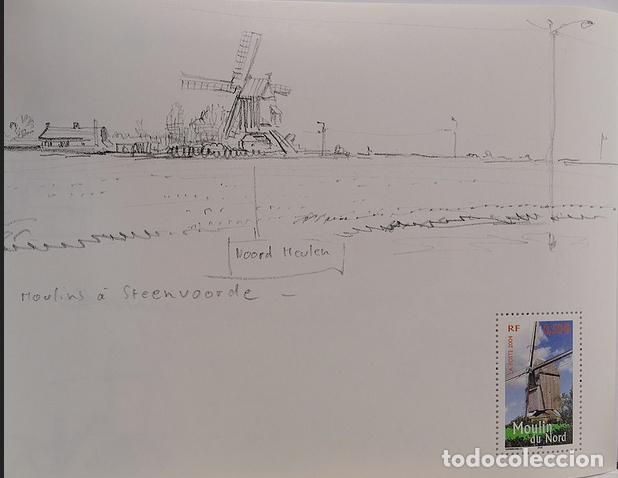Sellos: FRANCIA 2004 SHEET MNH MOLINO DEL NORTE MOULIN DU NORD NORTHERN MILL WINDMILLS