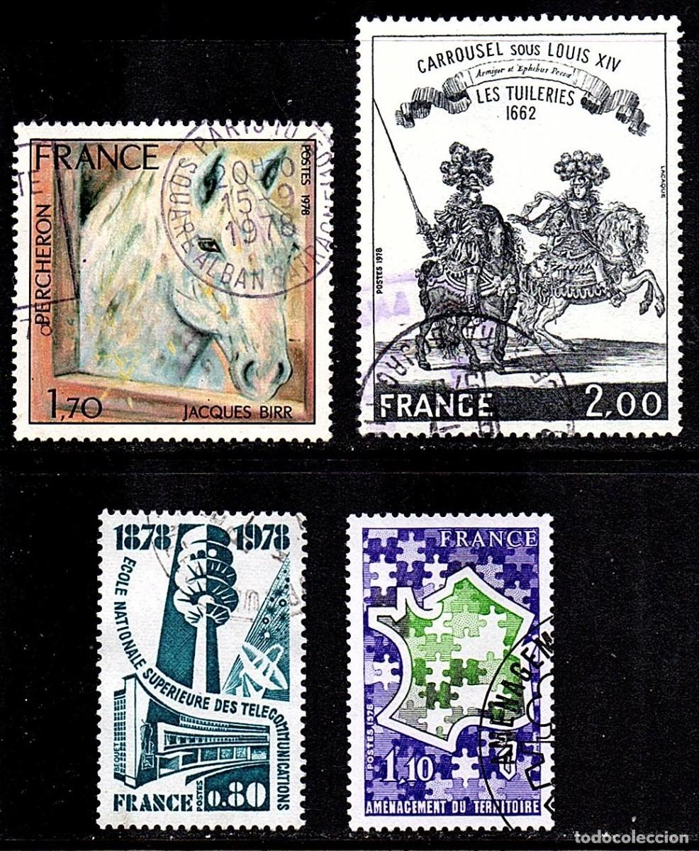 Sellos: SELLOS USADOS DE FRANCIA. SERIES COMPLETAS. A&Ntilde;O 1.978 - Lote 1