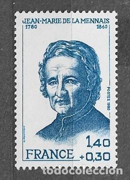 Sellos: Francia 1980 - Bicentenario del nacimiento de La Mennais - 2210** - 3000-2