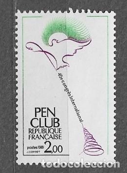 Sellos: Francia 1981 - 45&ordm; Congreso internacional del P.E.N. Club, poetas - 2273** - 3000-2