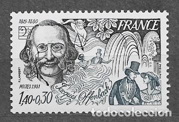 Sellos: Francia 1981 - Centenario de la muerte del compositor Jacques Offenbach - 2239** - 3000-2