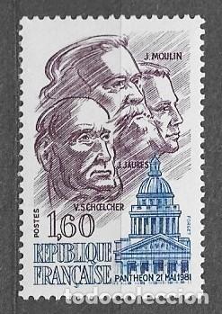 Sellos: Francia 1981 - Homenaje a las tres grandes figuras de la naci&oacute;n - 2282** - 3000-2
