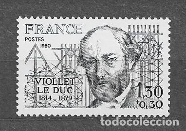 Sellos: Francia 1980 - Centenario de la muerte del arquitecto y arque&oacute;logo - 2187** - 3000-2