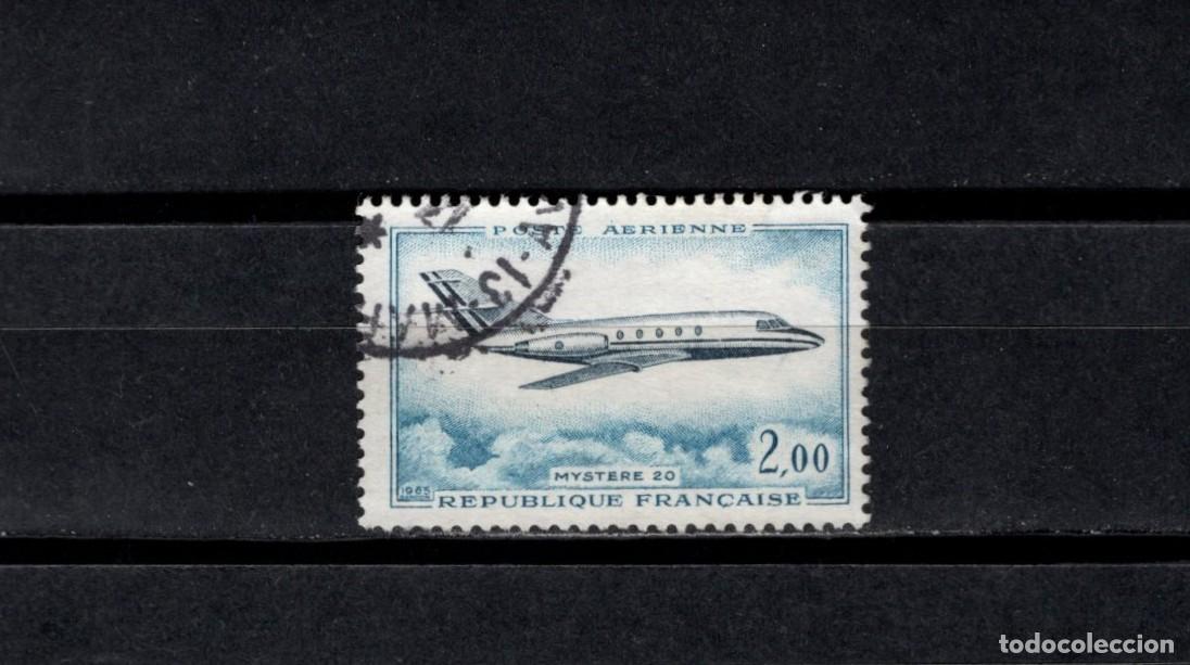 Sellos: Sello usado. Myst&egrave;re 20. Correo aereo. Sello 2 francos. 1965. Yvert A42