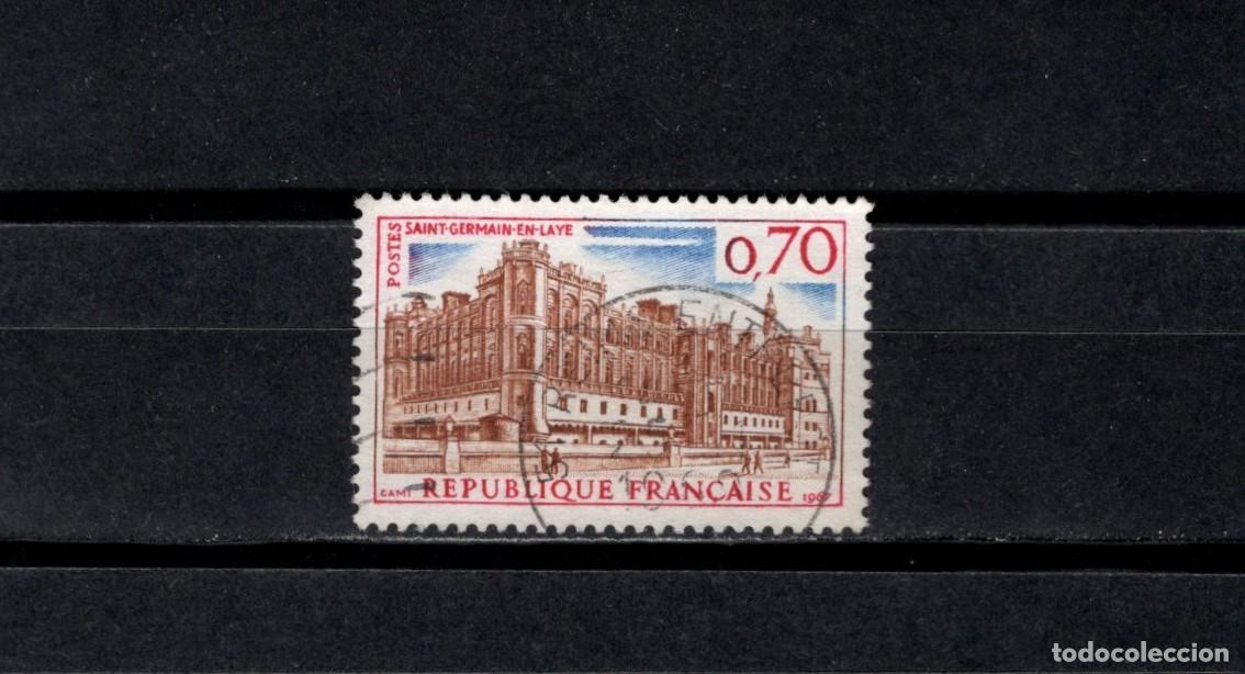 Sellos: Sello usado. Saint Germain en Laye.Sello de 0.70 francos. 1967. Yvert 1501