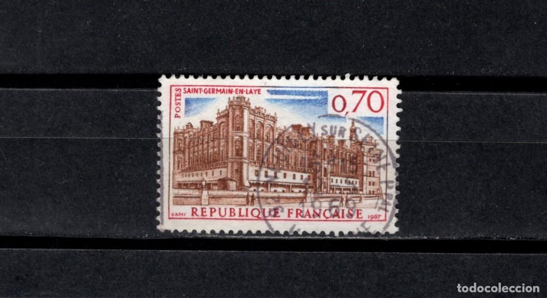 Sellos: Sello usado. Saint Germain en Laye.Sello de 0.70 francos. 1967. Yvert 1501