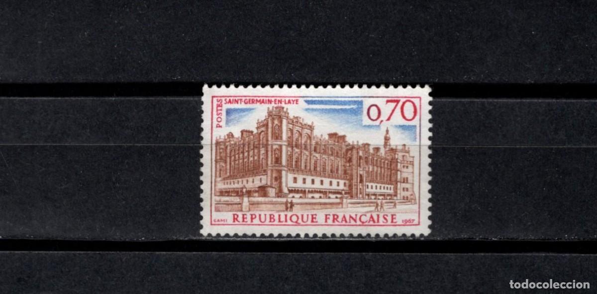 Sellos: Sello usado. Saint Germain en Laye.Sello de 0.70 francos. 1967. Yvert 1501