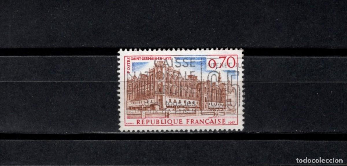 Sellos: Sello usado. Saint Germain en Laye.Sello de 0.70 francos. 1967. Yvert 1501