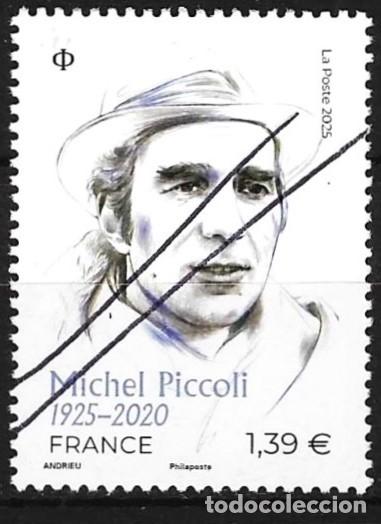 Sellos: Francia 2025 - Mi 9304 - YT 5945 - Michel Piccoli, actor