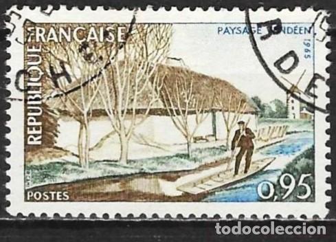 Sellos: Francia 1965 - Mi 1518 - YT 1439 - Paisaje de Vend&eacute;e
