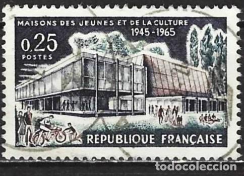 Sellos: Francia 1965 - Mi 1507 - YT 1448 - Casas de la juventud y la cultura