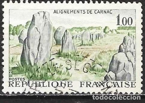 Sellos: Francia 1965 - Mi 1519 - YT 1440 - Monolitos a Carnac