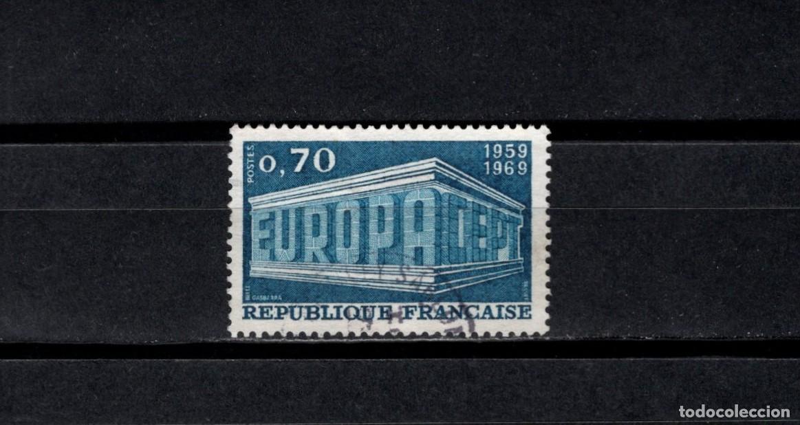 Sellos: Sello usado. Serie Europa. Sello de 0,70 francos. 1969. Yvert 1599.