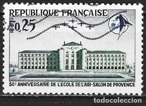 Sellos: Francia 1965 - Mi 1528 - YT 1463 - Escuela de aviaci&oacute;n