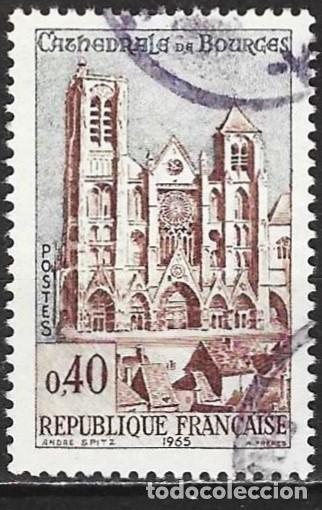 Sellos: Francia 1965 - Mi 1512 - YT 1453 - Catedral de Bourges