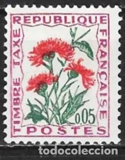Sellos: Francia 1965 - Mi P 100 - YT T 95 - Sello de tasa - MNH**