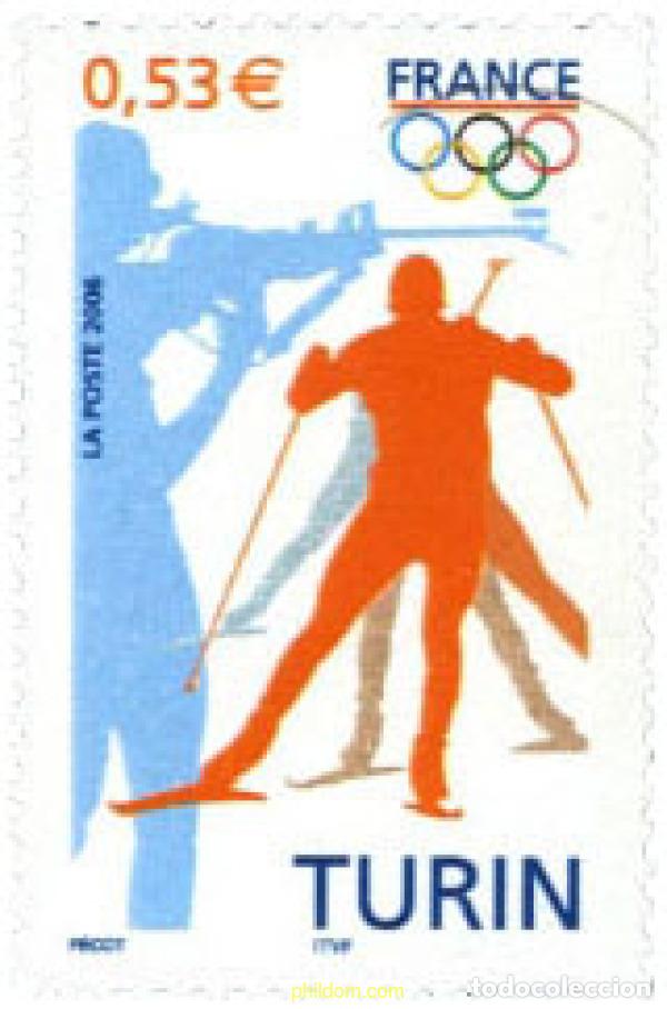 Sellos: 192161 MNH FRANCIA 2006 20 JUEGOS OLIMPICOS INVIERNO TURIN 2006