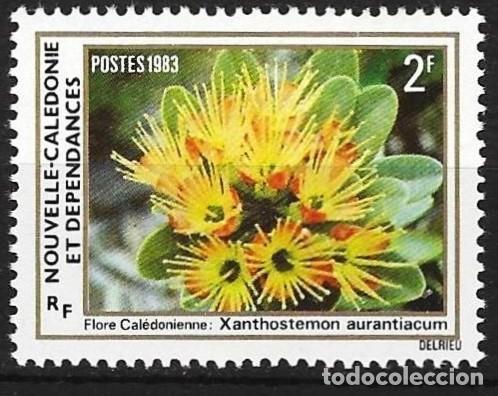 Sellos: Nueva Caledonia 1983 - Mi 708 - YT 470 - Flores - MNH**