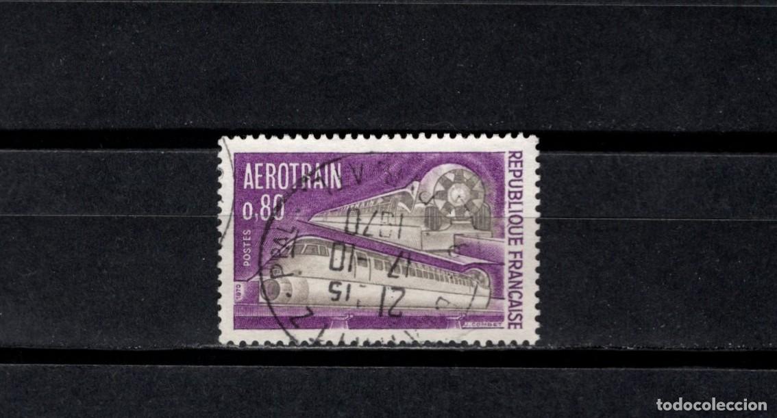 Sellos: Sello usado. Primer Aerotren en servicio. Sello 0,80 francos. 1970. Yvert 1631.