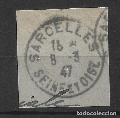 Sellos: FRANCIA SERCELLES 1947 usado - 10/4