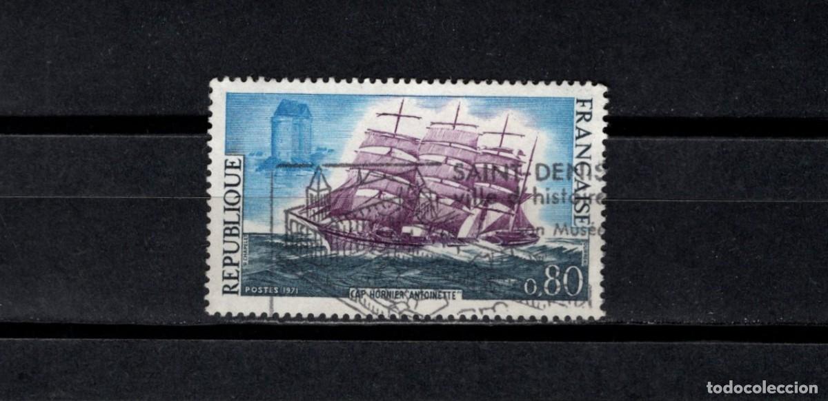 Sellos: Sello usado. Cap Hornier &uml;Anonette. Sello de 0.80 francos. 1971 Yvert 1674