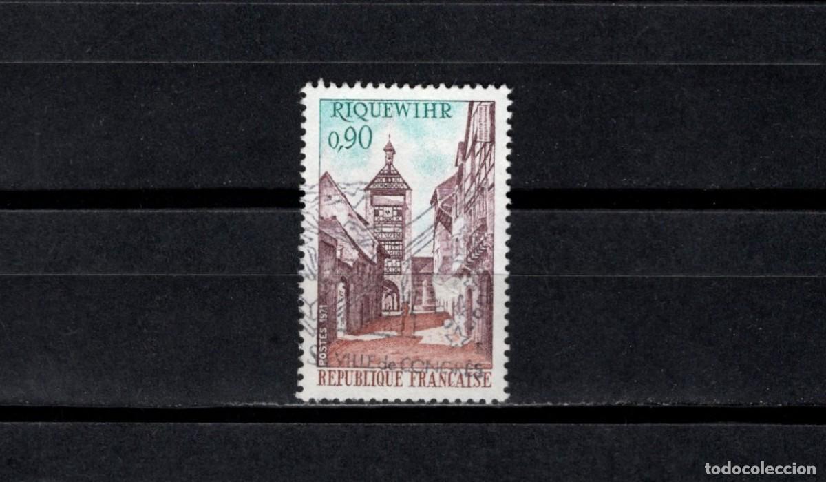 Sellos: Sello usado. Torre Dolder. Riquewihr. Sello de 0,60 francos. 1971. Yvert 1685.