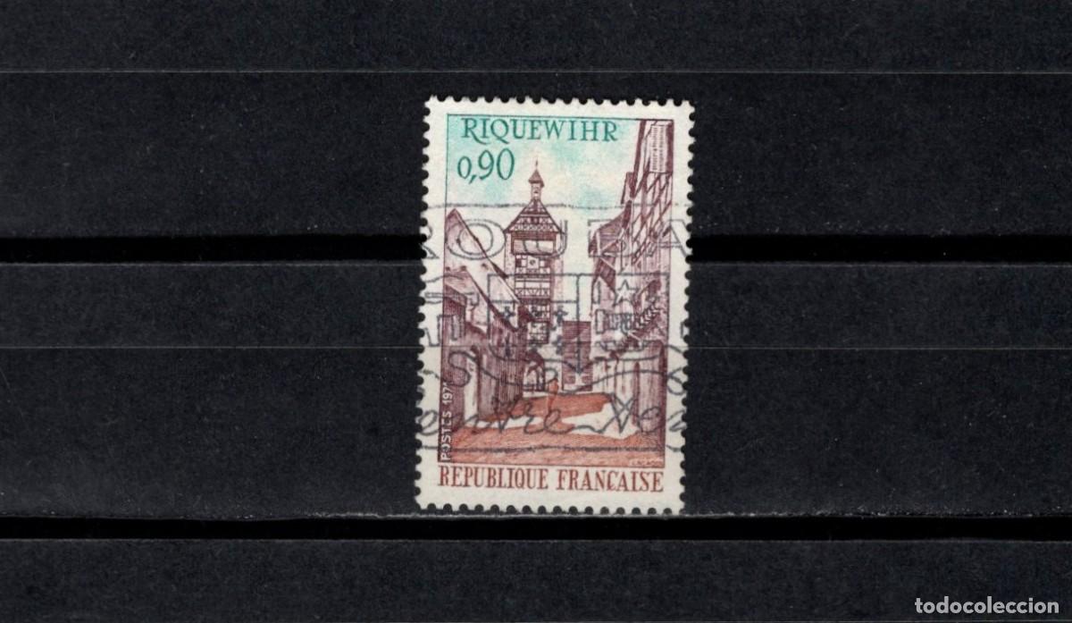 Sellos: Sello usado. Torre Dolder. Riquewihr. Sello de 0,60 francos. 1971. Yvert 1685.