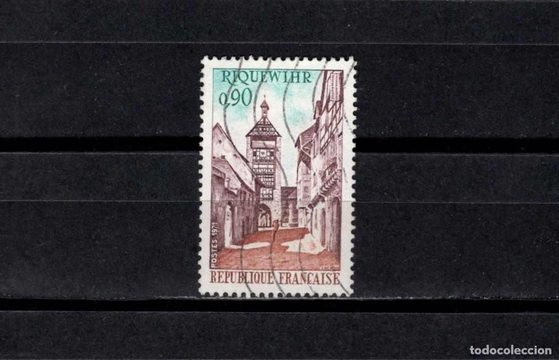 Sellos: Sello usado. Torre Dolder. Riquewihr. Sello de 0,60 francos. 1971. Yvert 1685.