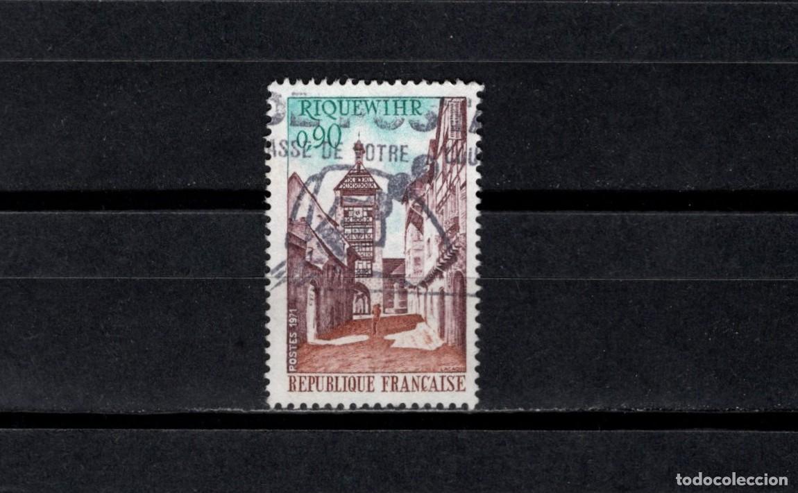 Sellos: Sello usado. Torre Dolder. Riquewihr. Sello de 0,60 francos. 1971. Yvert 1685.