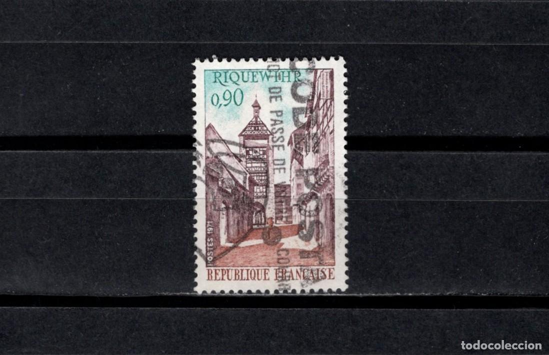 Sellos: Sello usado. Torre Dolder. Riquewihr. Sello de 0,60 francos. 1971. Yvert 1685.