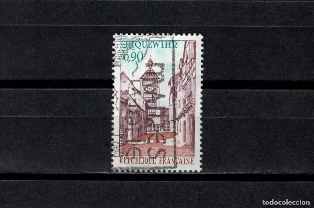 Sellos: Sello usado. Torre Dolder. Riquewihr. Sello de 0,60 francos. 1971. Yvert 1685.