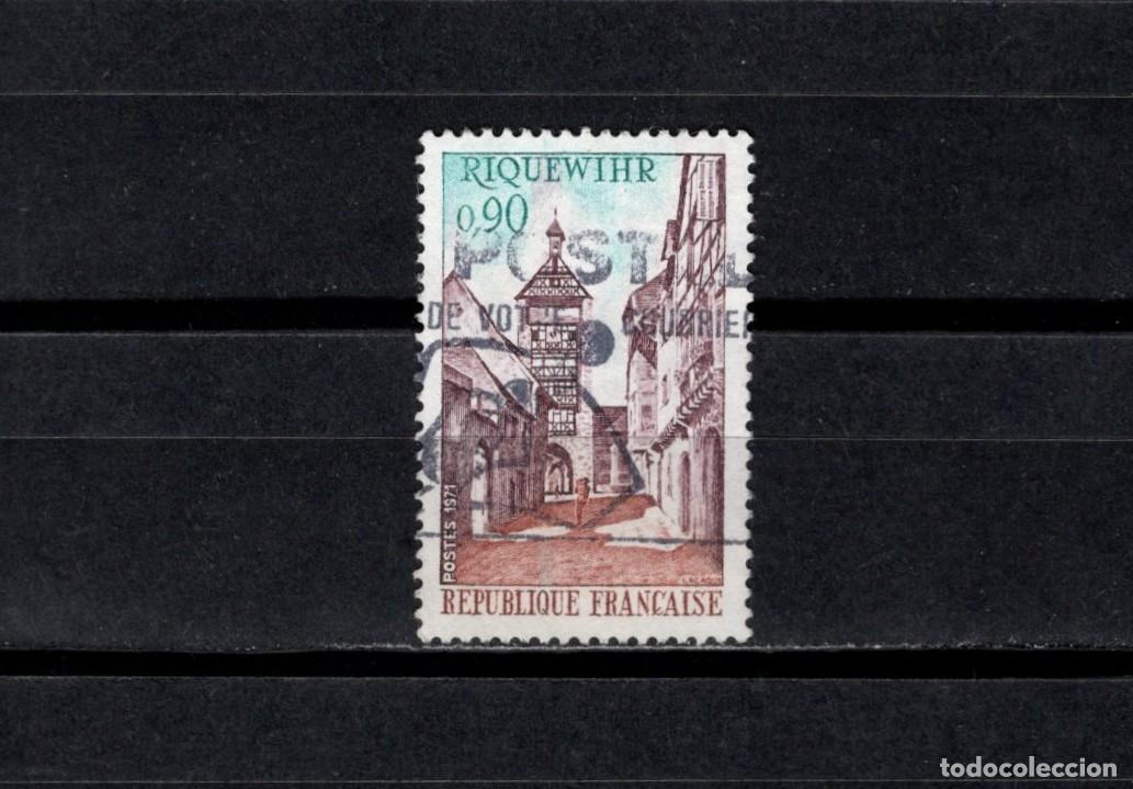 Sellos: Sello usado. Torre Dolder. Riquewihr. Sello de 0,60 francos. 1971. Yvert 1685.