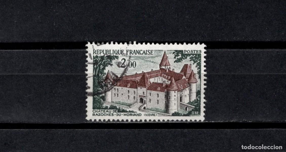 Sellos: Sello usado. Castillo de Bazoches. Sello de 2 francos. 1972. Yvert 1726.