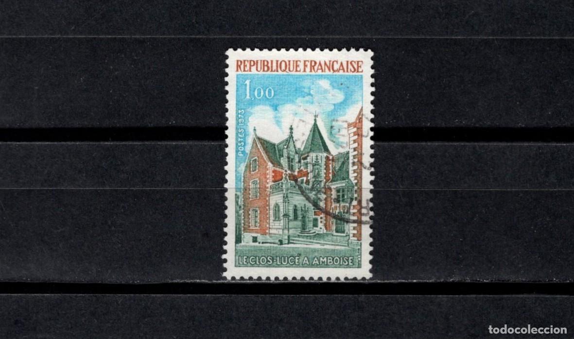 Sellos: Sello usado. Palacio de Clos-Luc&eacute; en Amboise. Sello de 1 franco. 1973. Yvert 1759.
