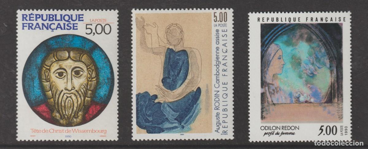 Sellos: France 1990 - Yvert 2635/2637 mnh**