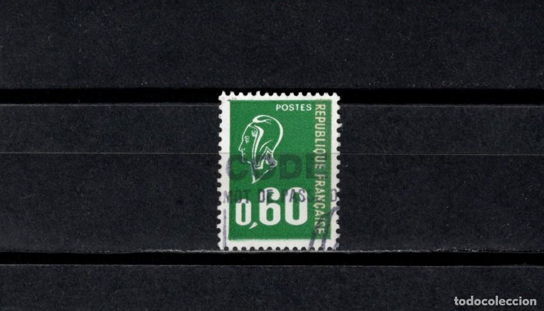 Sellos: Sello usado. Marianne de B&eacute;quet. Sello de 0.60 francos. 1974: Yvert 1814a.