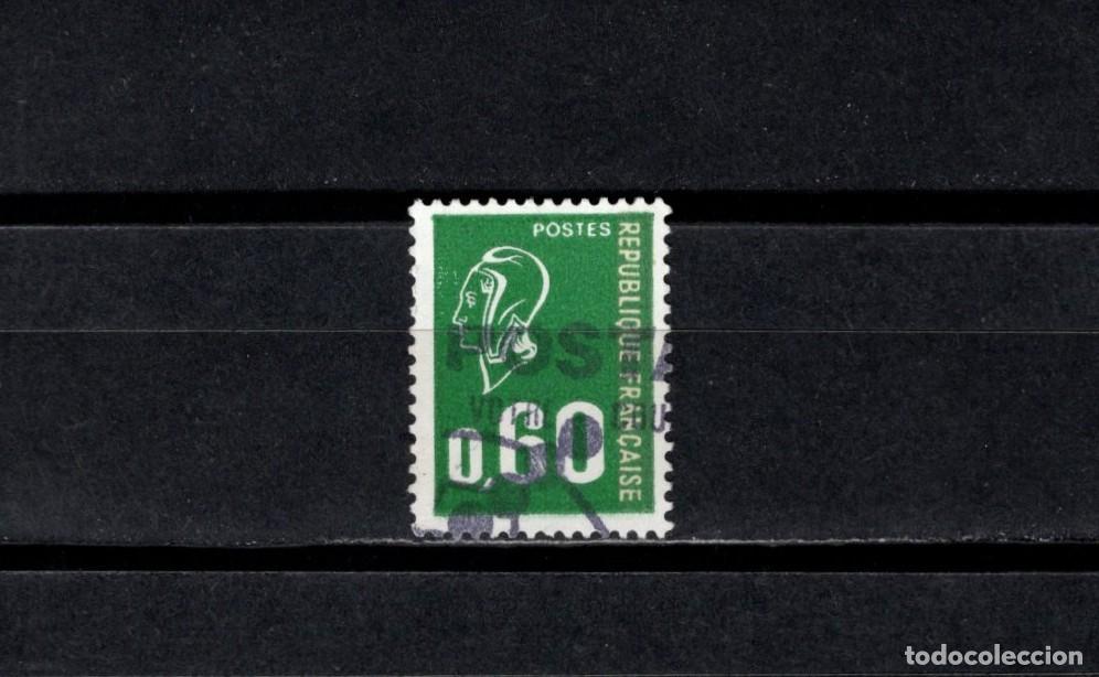 Sellos: Sello usado. Marianne de B&eacute;quet. Sello de 0.60 francos. 1974: Yvert 1814a.