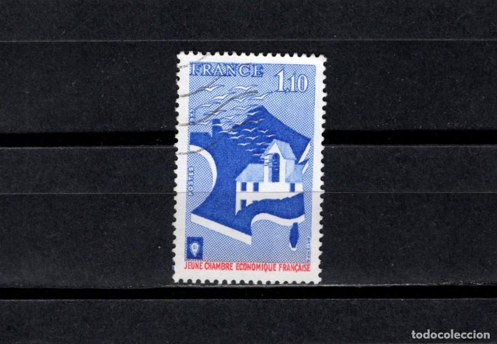 Sellos: Sello usado. Joven Camara Economica Francesa. Sello de 1,10 francos. 1977. Yvert 1942.