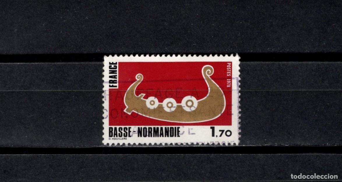 Sellos: Sello usado. Baja Normandia. Sello de 1.70 francos. 1978. Yvert 1993.