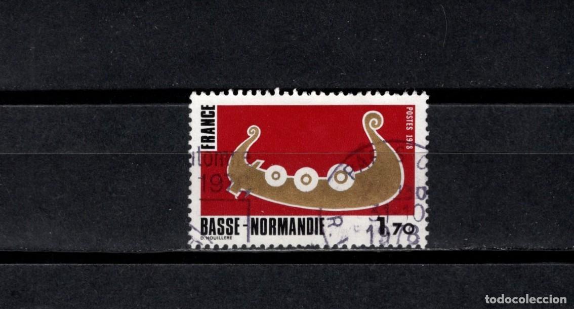 Sellos: Sello usado. Baja Normandia. Sello de 1.70 francos. 1978. Yvert 1993.